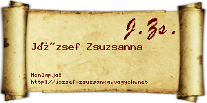 József Zsuzsanna névjegykártya